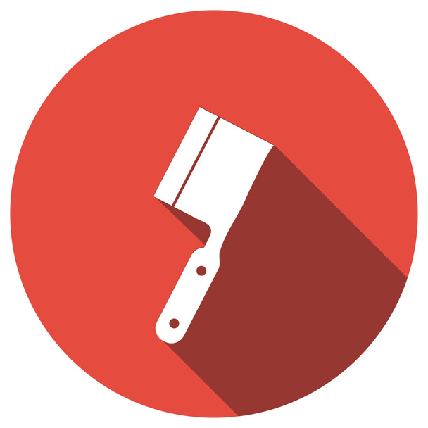 Flat Icon of kitchen ax - Vetor, Imagem