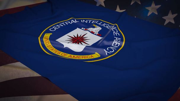 Die CIA, oder Central Intelligence Agency, ist der wichtigste Auslandsgeheimdienst der US-Regierung. 1947 durch den National Security Act gegründet. - Foto, Bild