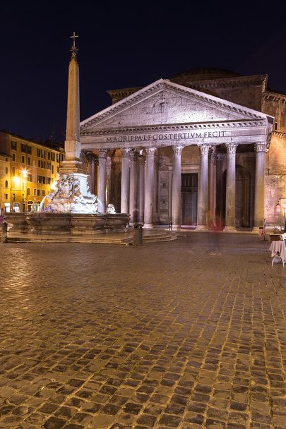 Pantheon Rome at Night - Photo, Image