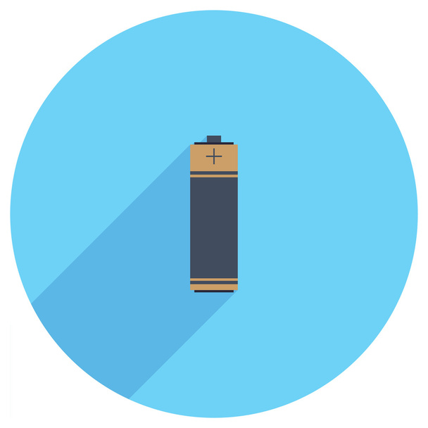 Flat Icon of battery - Vector, Image