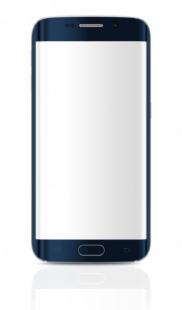 Borda do smartphone com tela em branco
 - Foto, Imagem
