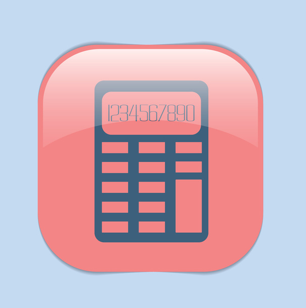 Calculator. office sign - Vector, Image