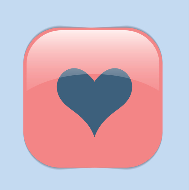 Heart, valentine symbol - Vector, imagen
