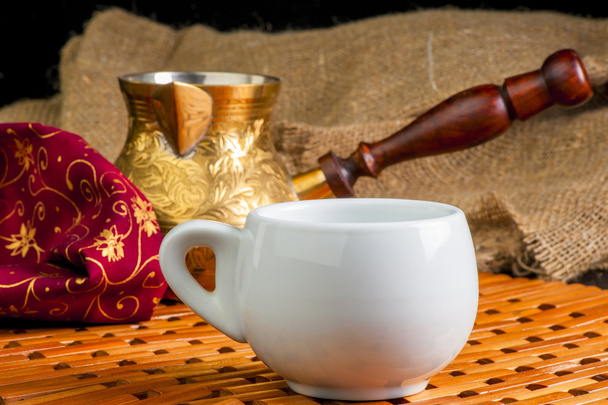 mooi stilleven met kop koffie - Foto, afbeelding