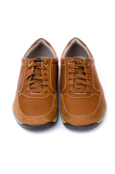 Zapatos masculinos en blanco
 - Foto, Imagen