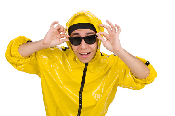 Jonge performer in gele pak - Foto, afbeelding