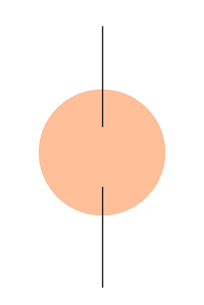Trendy barva roku 2024 - Peach Fuzz. Vzorek palety trendy barev. Abstraktní kruh s paletou barev. Peach Fuzz nový trend - Fotografie, Obrázek