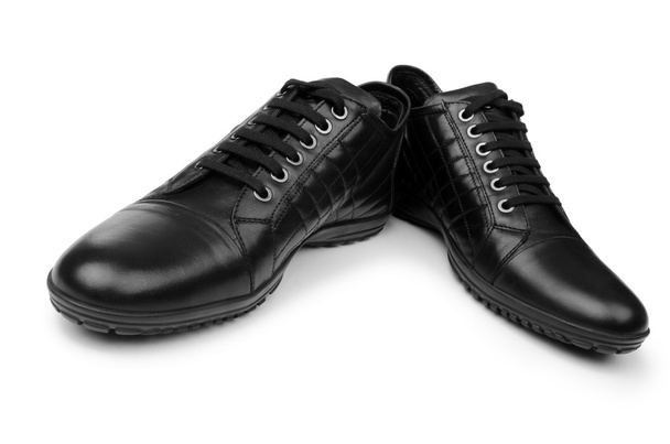 männliche Schuhe auf weiß - Foto, Bild