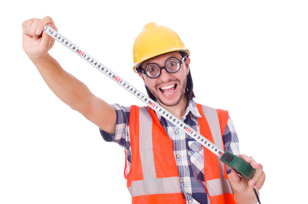 Funny construction worker - Foto, Imagen