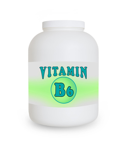ビタミン B6 コンテナー - 写真・画像