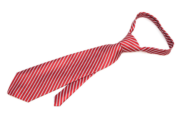 Scarlet striped tie - Foto, Bild