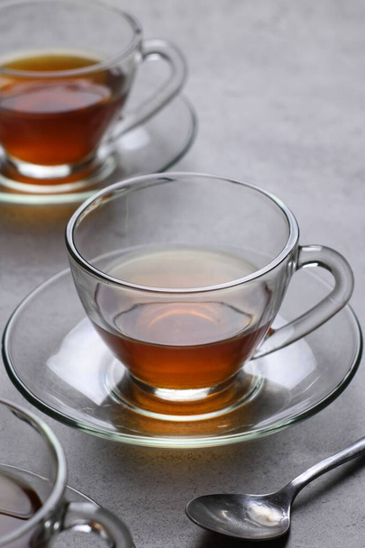 csésze tea tea levelek - Fotó, kép