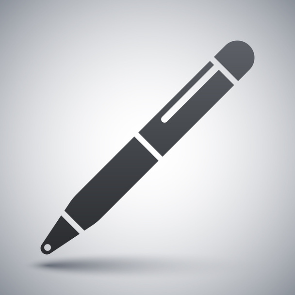Ballpoint pen icon - Vector, Imagen