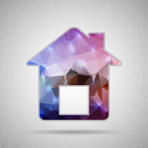 Icon of house for Web and Mobile Applications - Vector, Image