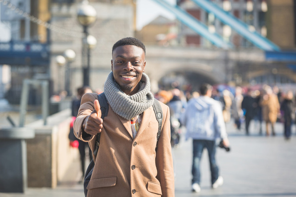 Successful young black man in London - Foto, imagen