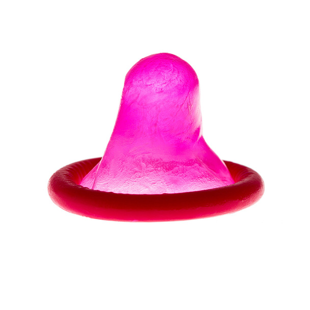 czerwony prezerwatywy - Zdjęcie, obraz