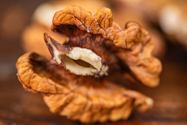 Close-up shot of a walnut - Photo, Image