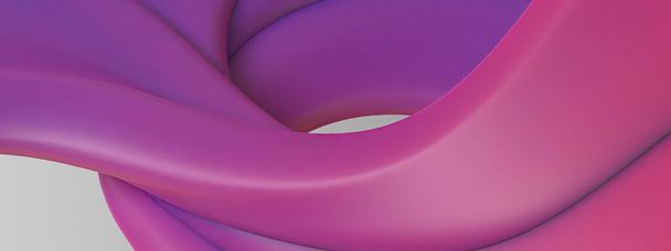 Elegancki nowoczesny 3D Rendering Abstrakcyjne tło z różowym i fioletowym Pop Psychodeliczny współczesny luksusowy Wysokiej jakości ilustracja 3D - Zdjęcie, obraz