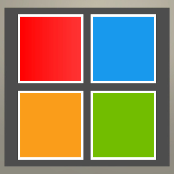 Colorful square backgrounds set - ベクター画像