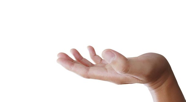 Χέρι νεαρός μέτρηση έννοια αόρατο στοιχείο - Φωτογραφία, εικόνα