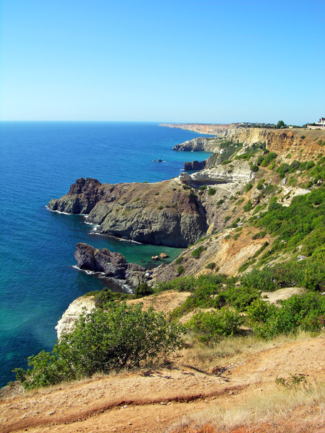 Black sea coast in Crimea, Ukraine - Photo, Image