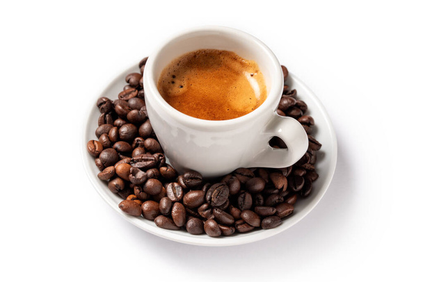taza de café expreso de cerca - Foto, Imagen