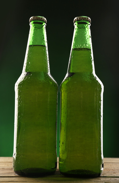 Glass bottles of beer - Фото, зображення