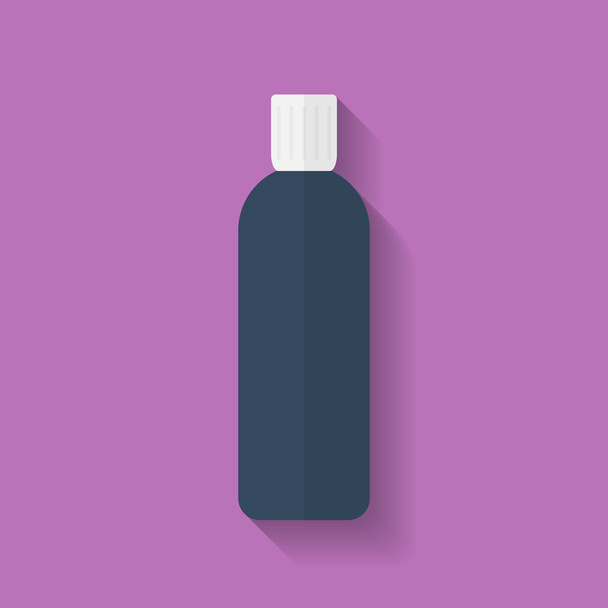 Icon of cosmetic bottle. Flat style - Vector, afbeelding