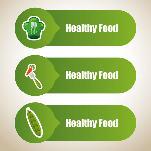 healthy food infographics  - Vector, Imagen