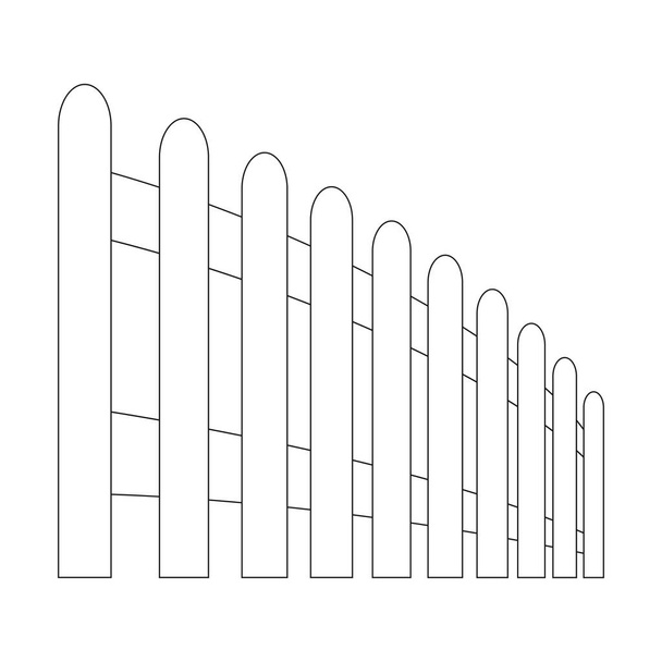 fence icon vector illustration design - Vector, Image