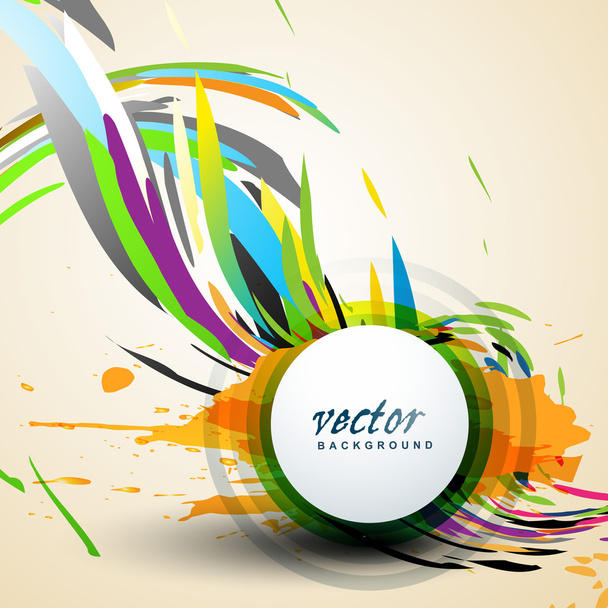 colorful wave background - Vector, afbeelding