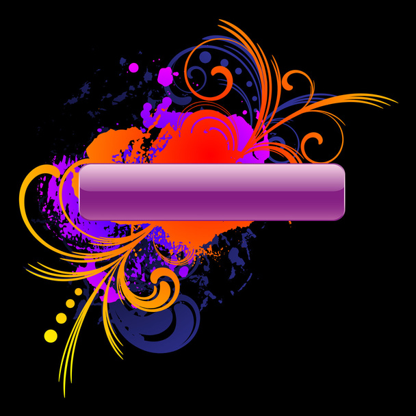 Colorful grunge background - Vector, imagen