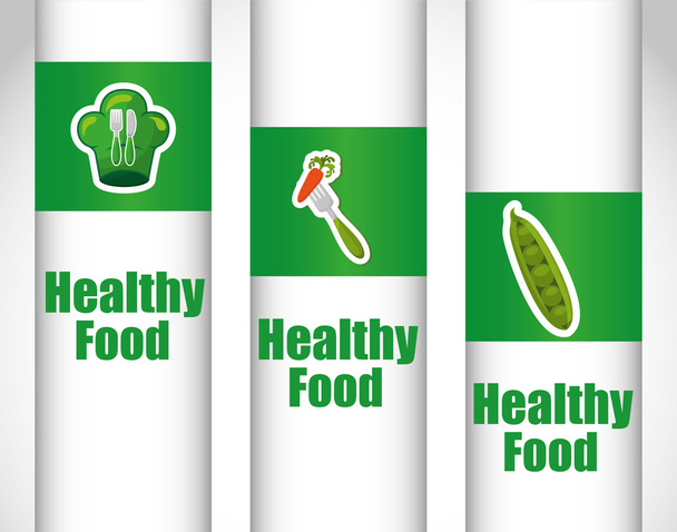 healthy food infographics  - Вектор,изображение