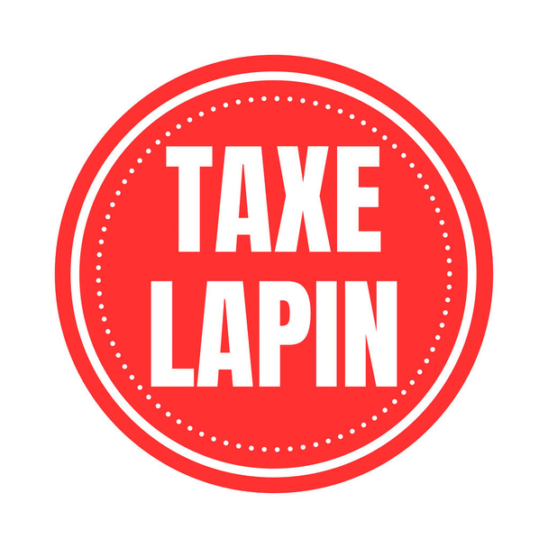 Lapin Tax in Frankrijk symbool pictogram - Foto, afbeelding