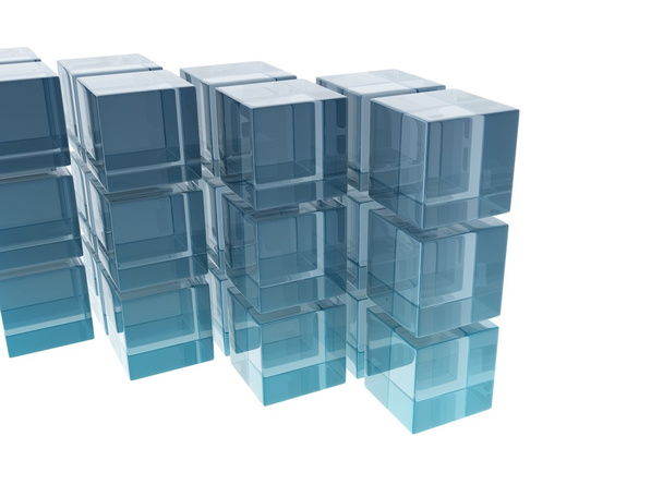 Cubos de vidro
 - Foto, Imagem