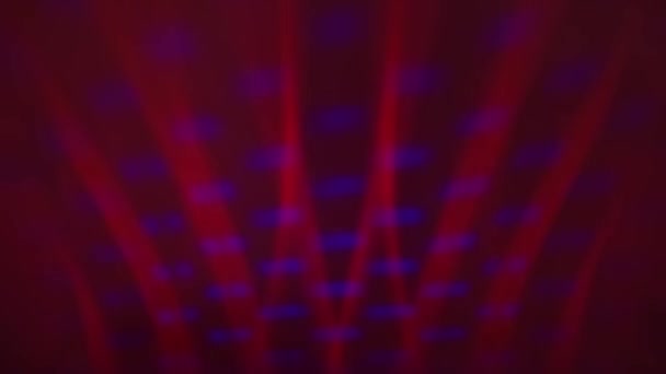 Video de vacaciones fondo abstracto de Navidad de luces intermitentes de colores borrosos y líneas de discoteca brillantes. fondo de vídeo para informes de música o fiesta - Imágenes, Vídeo