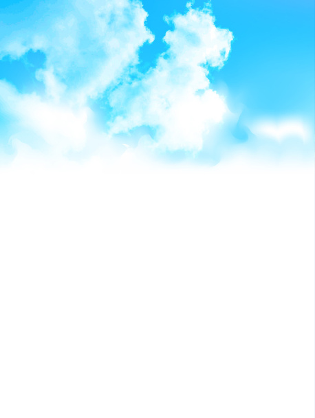 Небесный ландшафт
 - Вектор,изображение