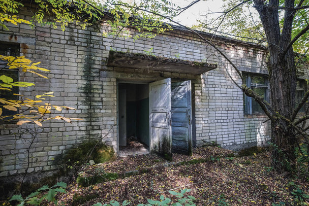 Lavandaria hospitalar na cidade fantasma Pripyat na Zona de Exclusão de Chernobyl, Ucrânia - Foto, Imagem