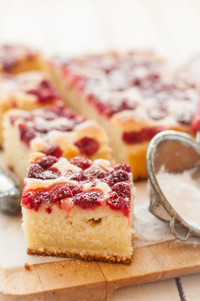 Raspberry and Yogurt Cake - Photo, Image