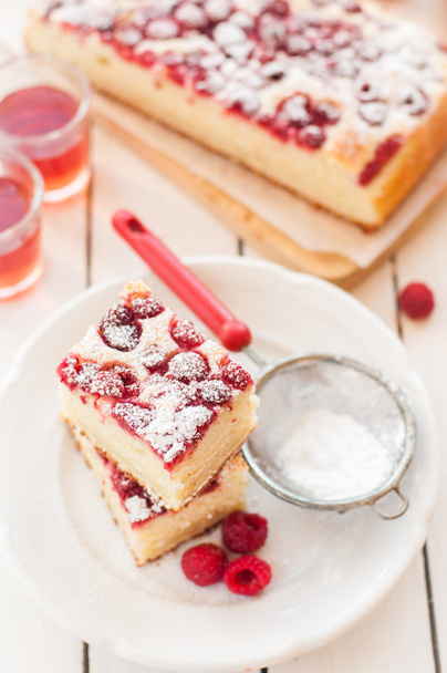 Raspberry and Yogurt Cake - Foto, afbeelding