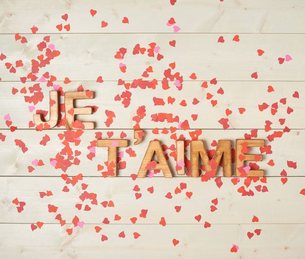 Je T'aime meaning I Love You - Foto, Imagen