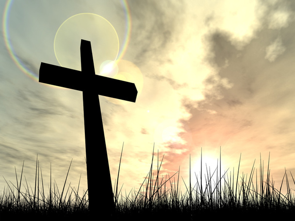 Concept croix noire conceptuelle
 - Photo, image