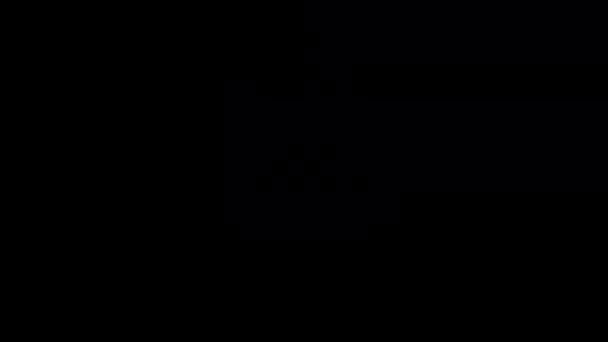 Black Lives Matter blask różowy neon abstrakcyjny Lightning tekst animacja na czarnym abstrakcyjnym tle - Materiał filmowy, wideo