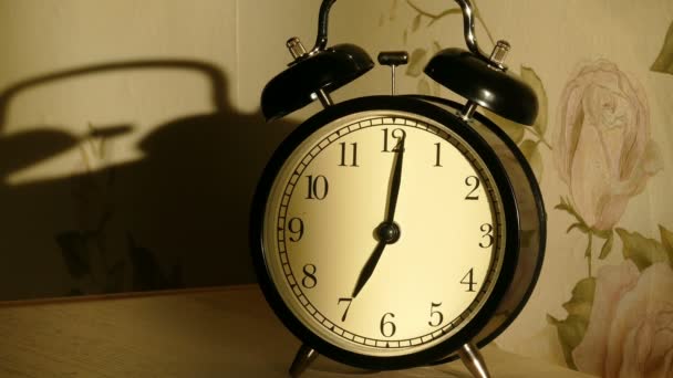 Vintage alarm clock - Footage, Video