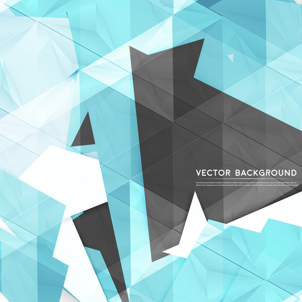 Vector background abstract polygon triangles. - Vecteur, image