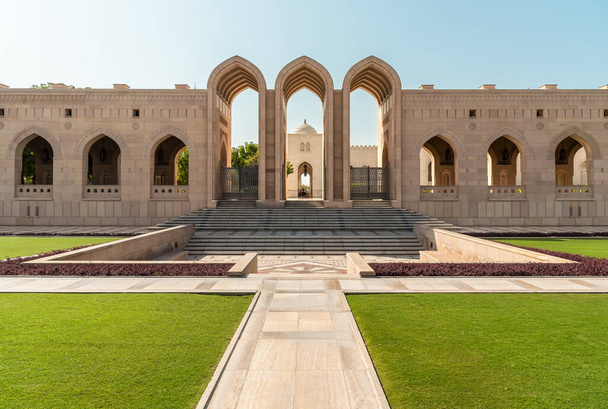 A szultán Qaboos Grand Mosque Muscat, Omán, Közel-Kelet - Fotó, kép