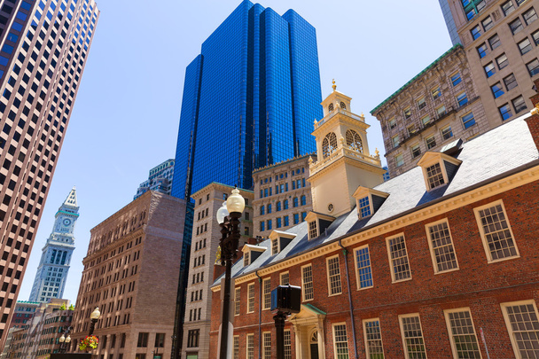 マサチューセッツ州のボストン旧州議事堂の建物 - 写真・画像