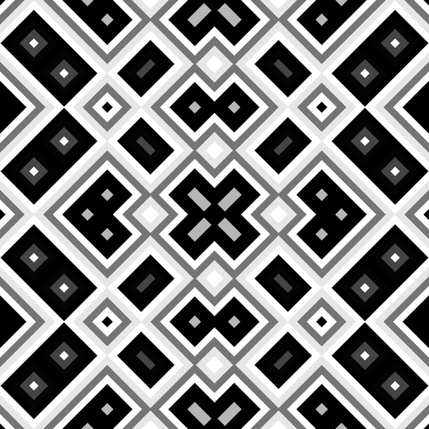 Seamless black and white geometric background  - Photo, Image