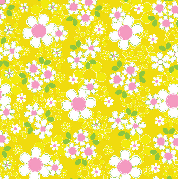 Floral pattern background - Vektor, obrázek