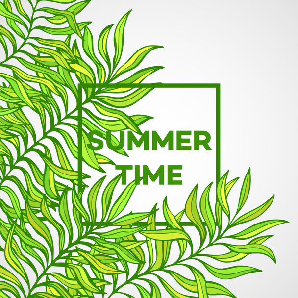 Summer time design - Vektor, Bild